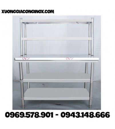 Bàn Inox 3 tầng có giá BI-05