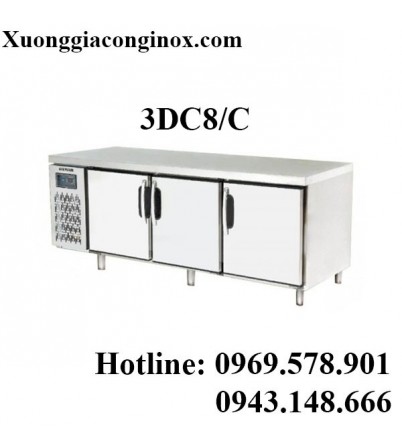 Bàn mát  BERJAYA 3 cánh inox 2,1m 