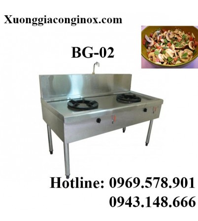 Bếp gas công nghiệp 2 bếp BG-02