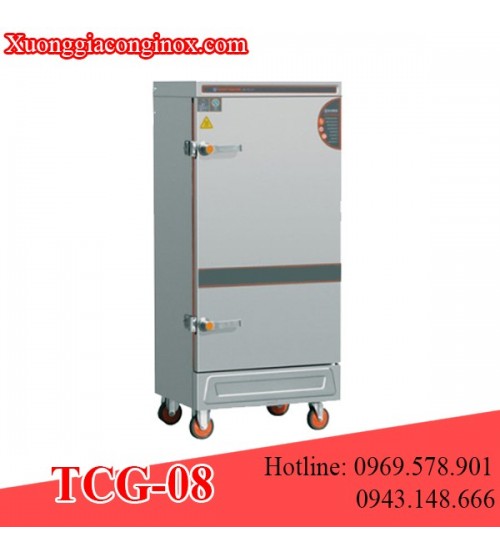 Tủ nấu cơm dùng gas 8 khay TCG-08